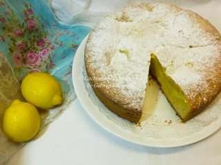 torta soffice al limone con crema nell impasto