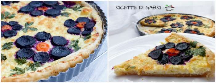 torta rustica carote decorata gabri