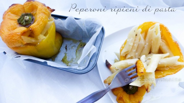 peperoni ripieni di pasta
