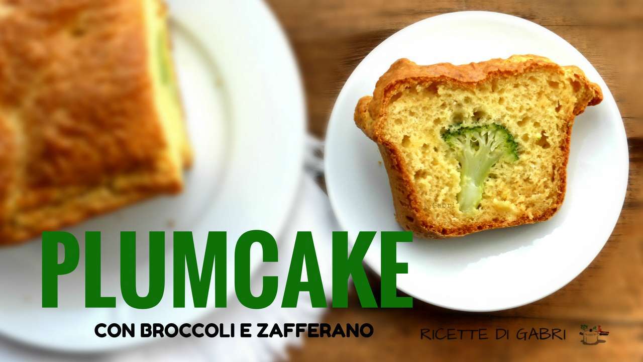PLUMCAKE salato facile broccoli e zafferano