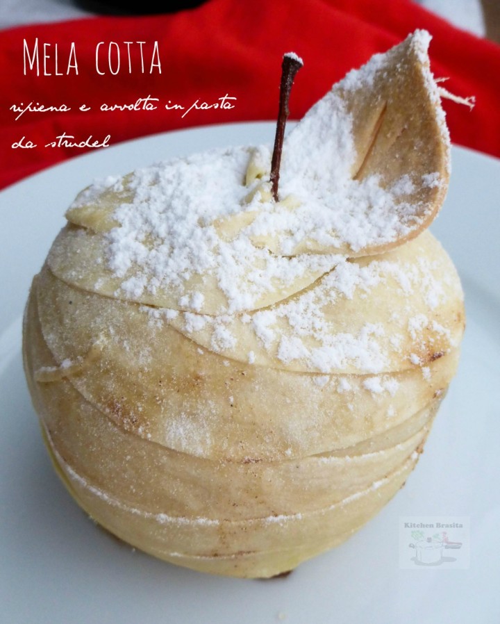 Mele cotte avvolte in pasta da strudel - Filled apple