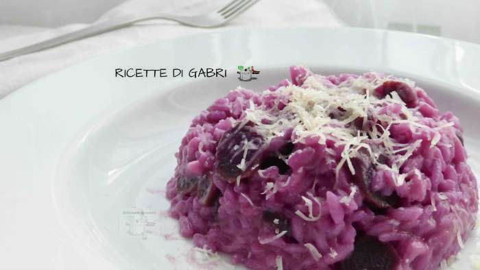 risotto alle carote nere viola
