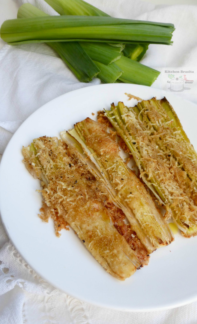 Porri gratinati