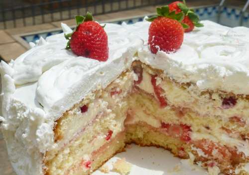torta di compleanno alle fragole ricette di gabri