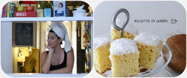 torta asciugamano torta cocco veloce ricetta