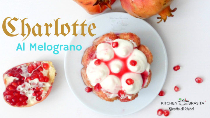 ricetta charlotte al melograno, mascarpone ,tiramisu,