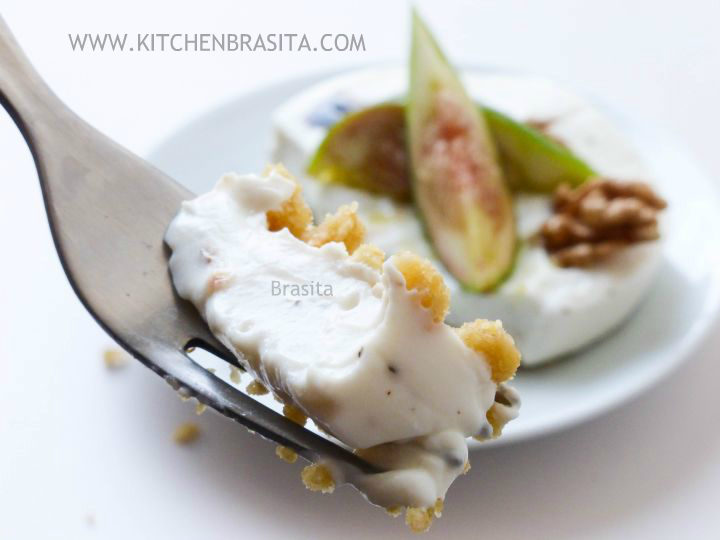 cheesecake ricotta e fichi