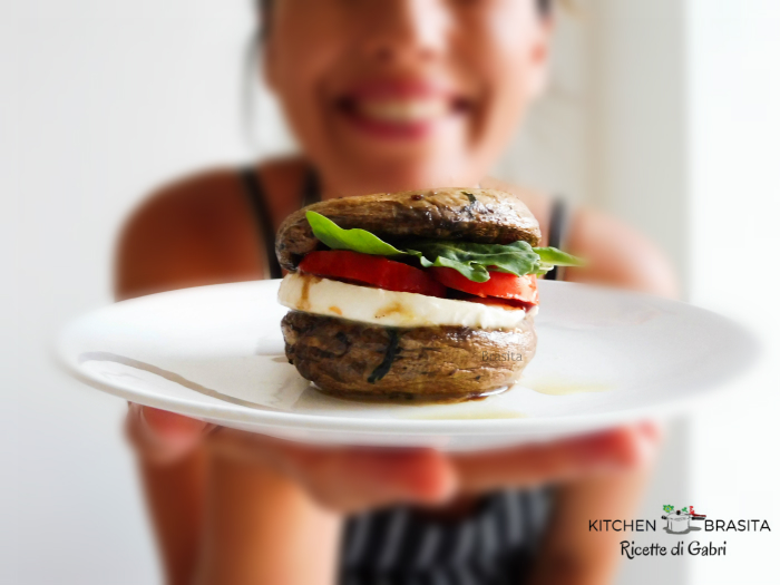 burguer champignon vegetariano