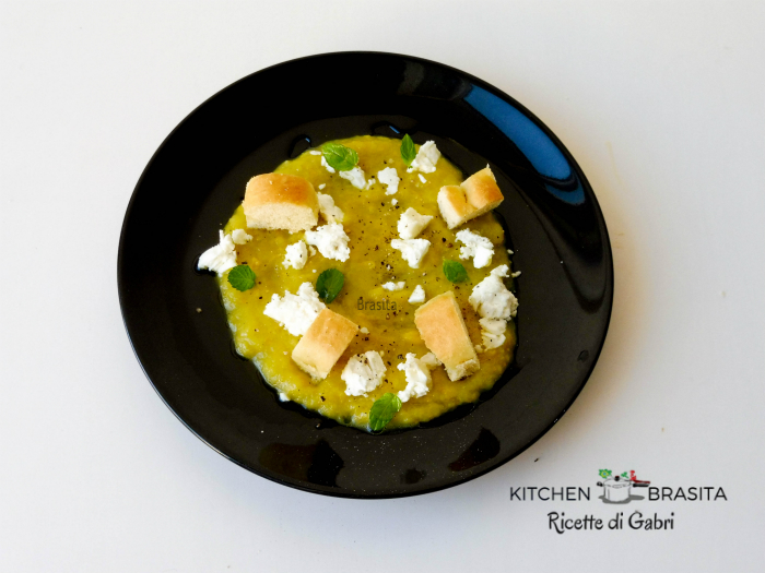 crema zucchine gialle ricetta facile