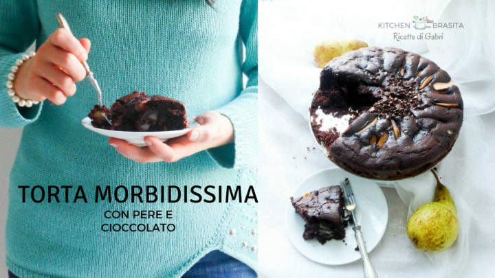 ricetta facile torta pere e cioccolato
