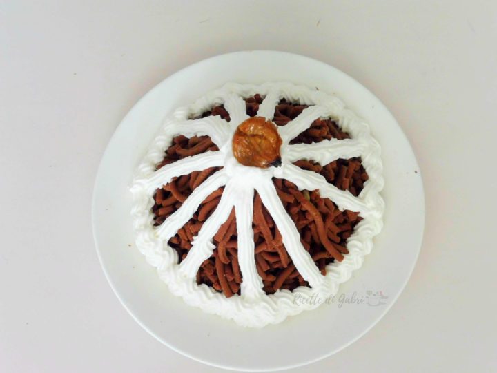 ricetta dolce monte bianco o montblanc fatto in casa ricette di gabri, ricetta marron glace