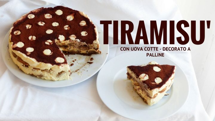 tiramisu a pois con uova pastorizzate