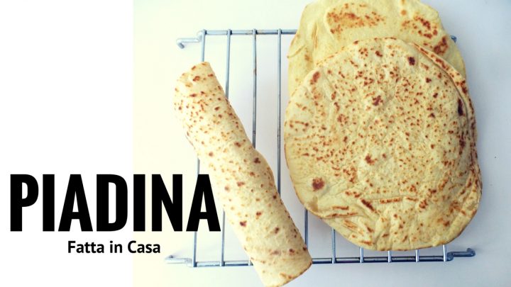 Piadina fatta in casa, piadina senza strutto e all olio