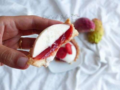 crostatine panna cotta e fichi d india