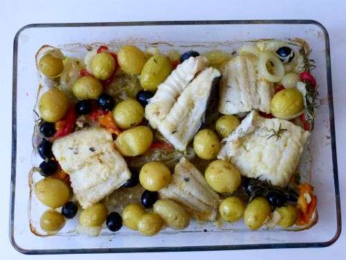 baccala al forno a modo mio patate