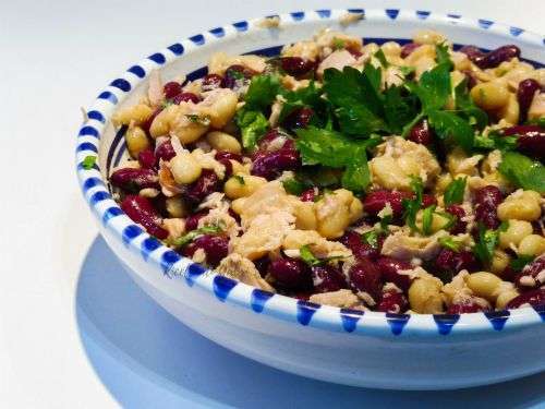 insalata fagioli e tonno