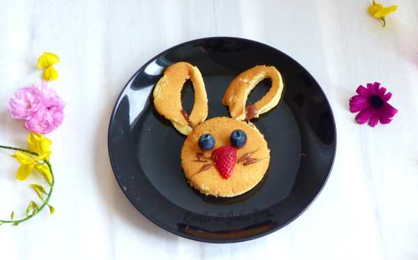 bunny pancakes coniglietto colazione pasqua