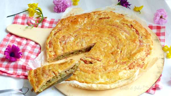 torta di carciofi facile sfiziosa veloce pasta sfoglia