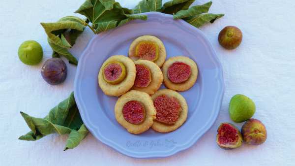 ricetta biscotti con fichi freschi senza burro fatti in casa