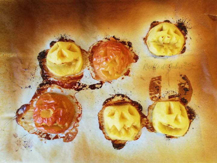 mele cotte al forno ricetta di halloween
