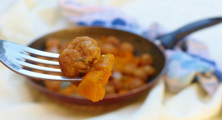 polpette di vitellone cremose con zucca in padella ricetta veloce