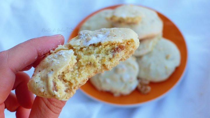 biscotti al cucchiaio senza burro con noci e arance ricetta facile di gabri