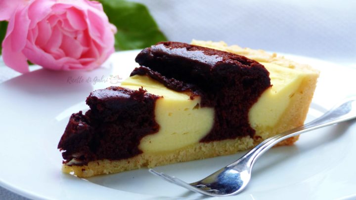 crostata crema di ricotta e cioccolato torta a spirale ricetta di gabri facile veloce
