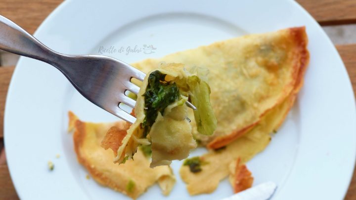 crepes salate ripiene di scarola e formaggio ricetta facile di gabri