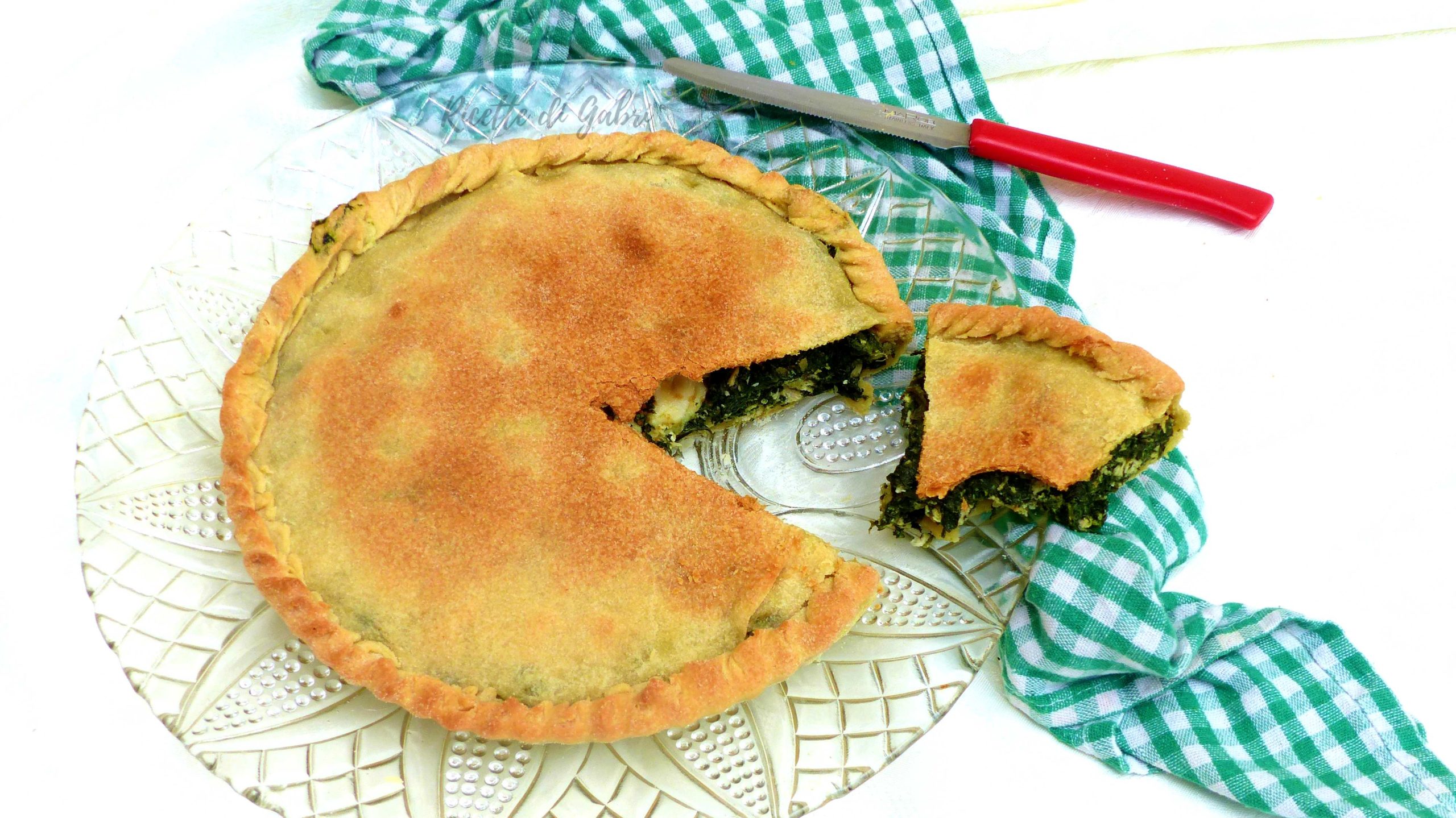 torta salata spinaci pollo svuota frigo ricetta facile senza lievito ne burro