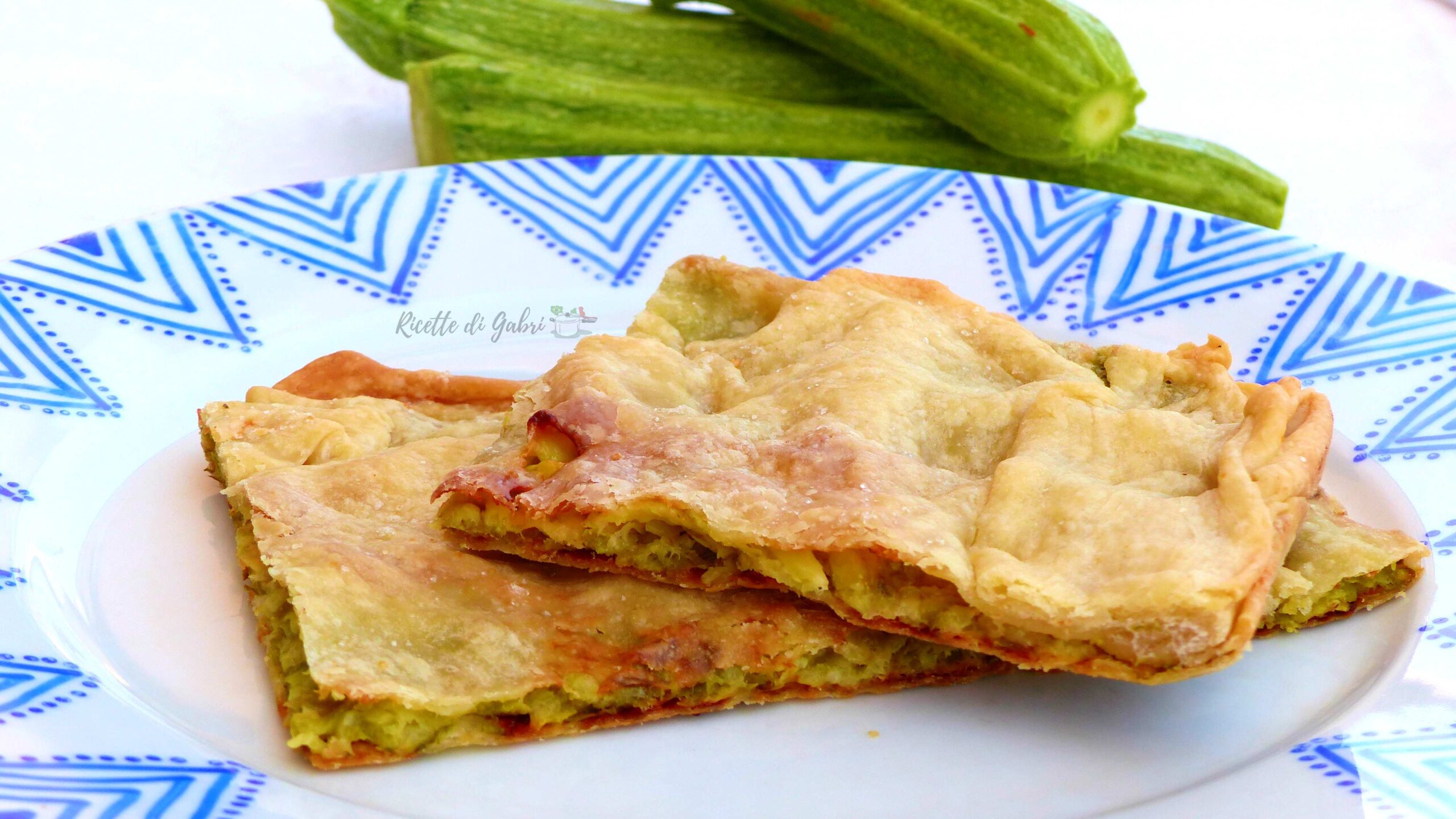 focaccia veloce di zucchine schiacciata di verdure di gabri con pasta matta ricetta facile