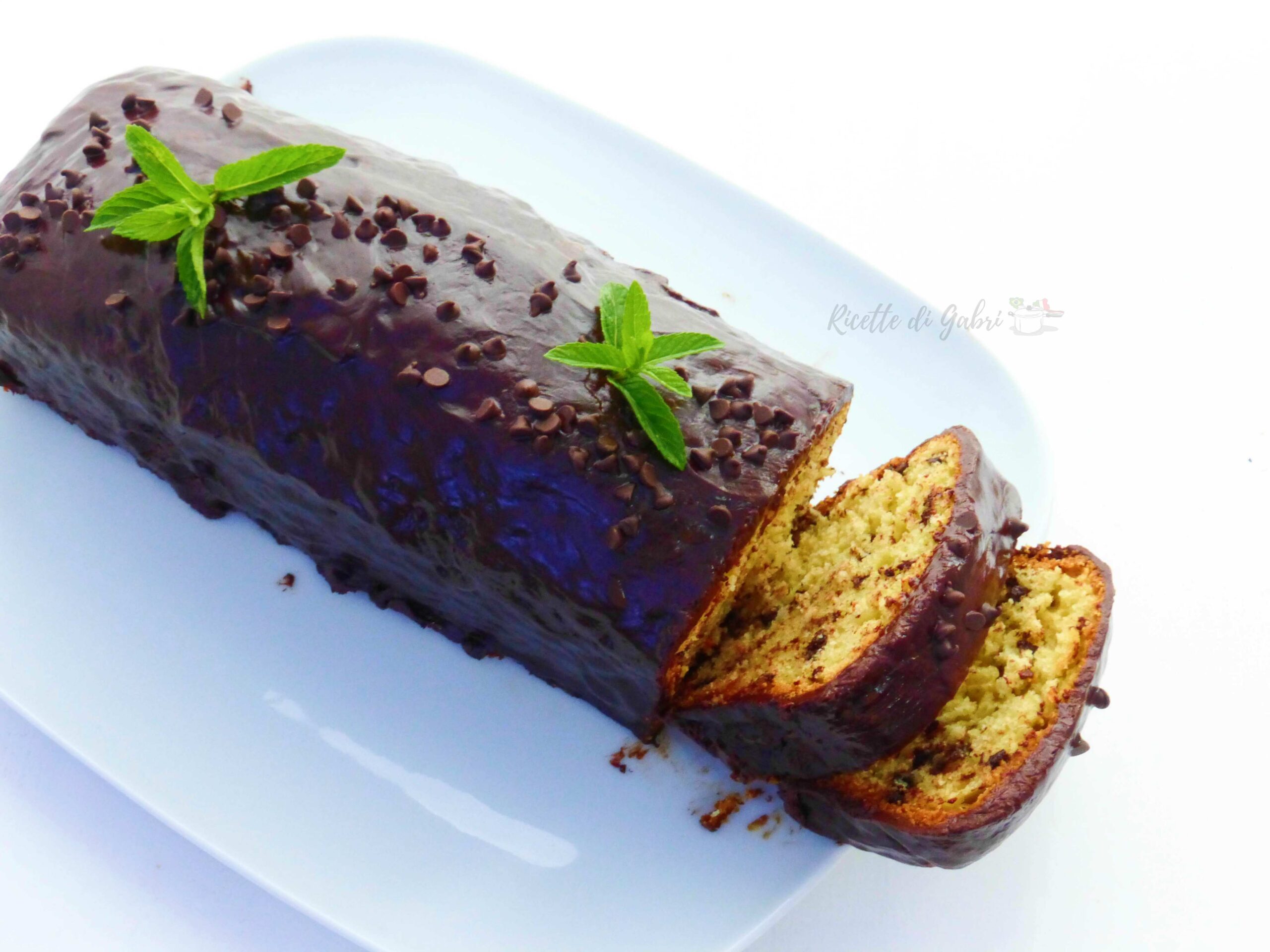 torta menta cioccolato plumcake soffice facile e veloce ricetta di gabri senza bilancia