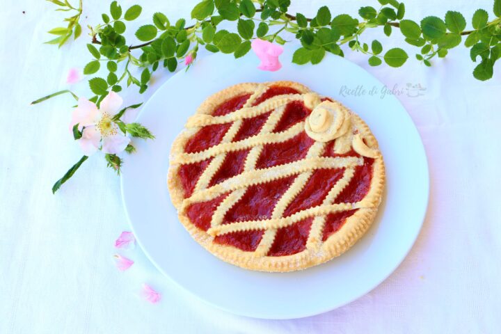 crostata con marmellata di rosa canina frolla senza burro ne uova vegan recipes