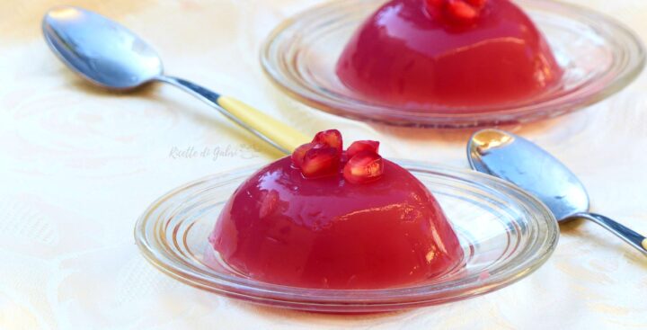 gelo budino di melograno ricetta facile di gabri