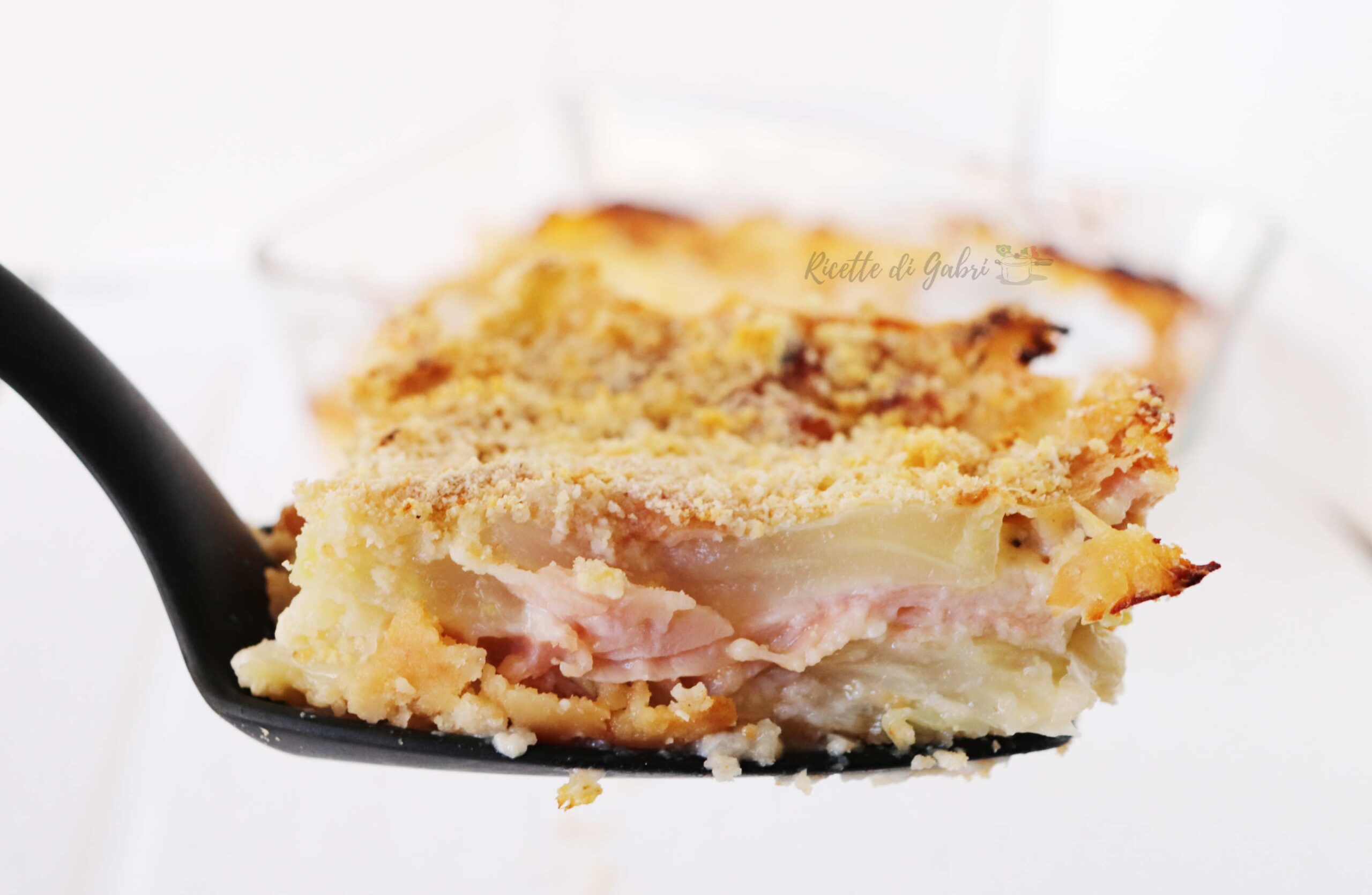 ricetta finocchi forno sformato gabri cotto e besciamella