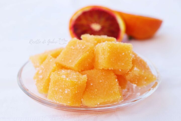 caramelle gelee all arancia gommose succo di frutta ricetta facile senza gelatina di gabri