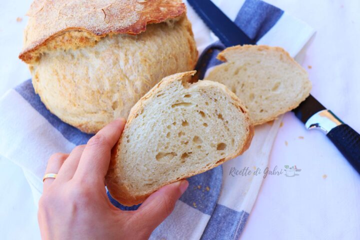 come fare il pane in pentola con crosta croccante e interno morbido ricetta facile di gabri