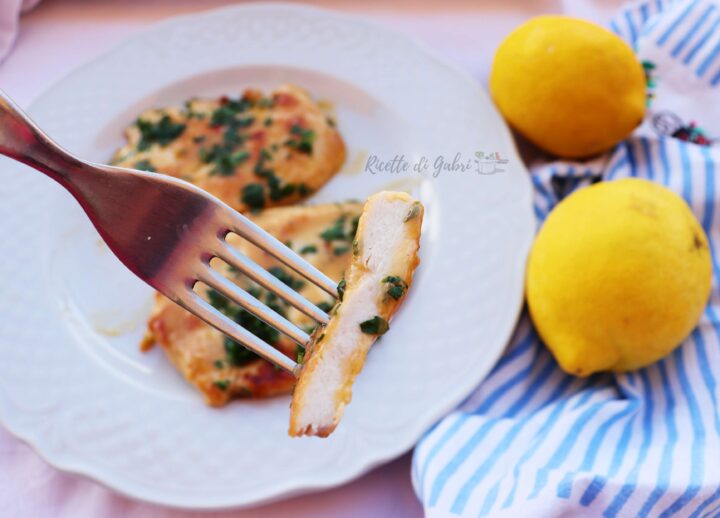 petto di pollo al limone scaloppine cremose ricetta facile e veloce di gabri