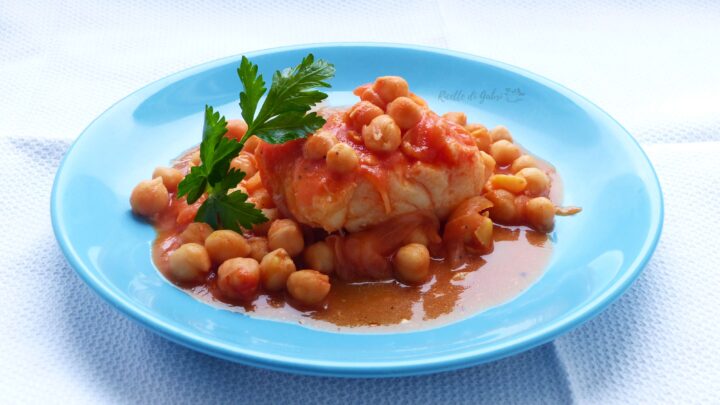ricetta baccala con i ceci alla romana secondo di mare facile e veloce gabri