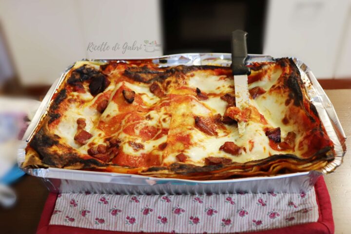 lasagna all amatriciana fatta in casa da gabri ricetta facile veloce della domenica