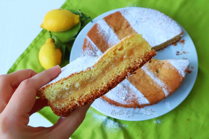 torta versata al limone ripiena di marmellata ricetta facile di gabri