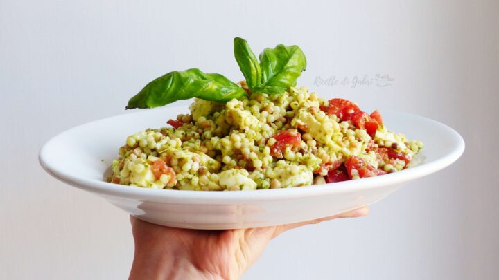 fregola al pesto genovese ricetta facile di gabri