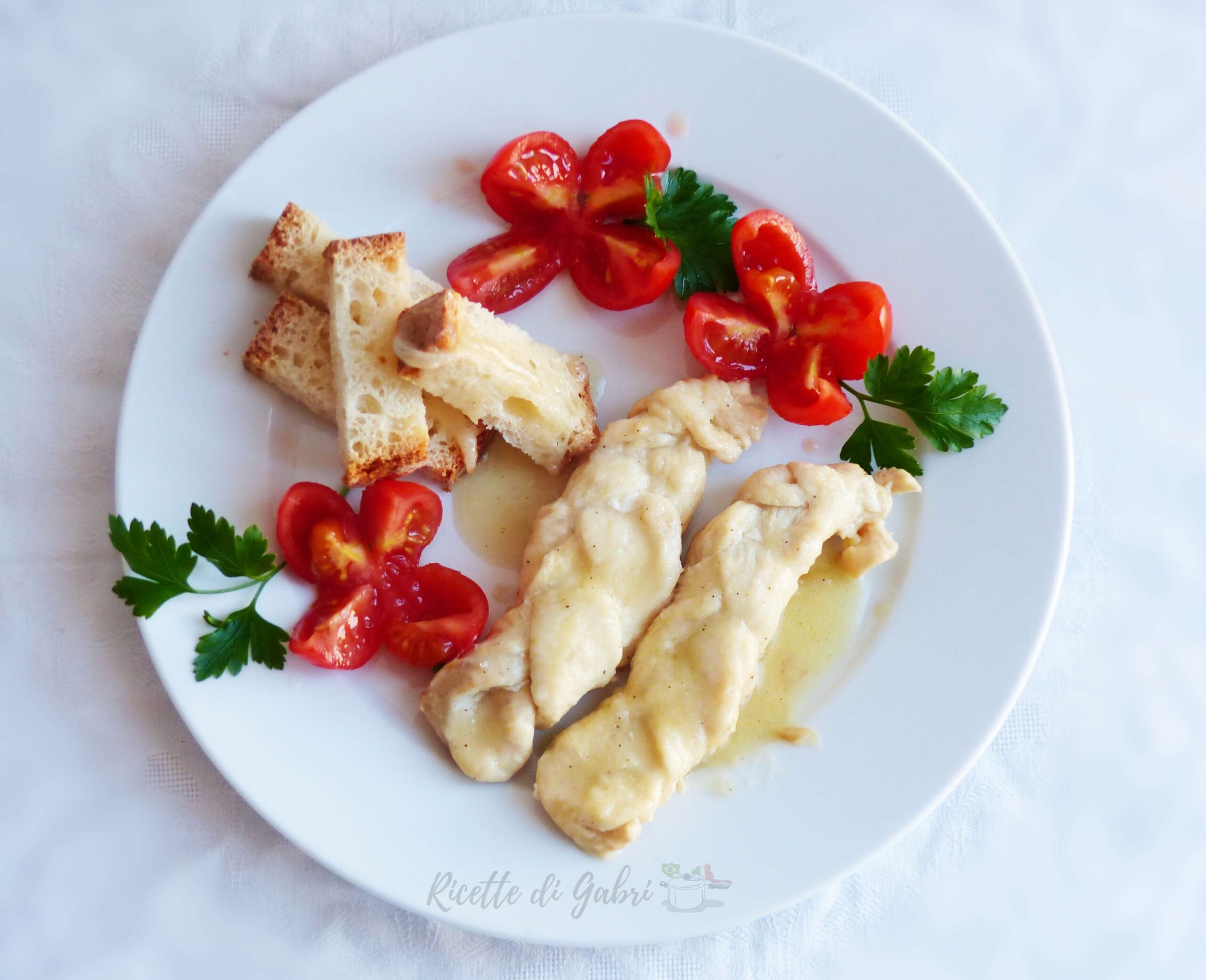 treccia di petto di pollo al limone ricetta facile veloce gabri