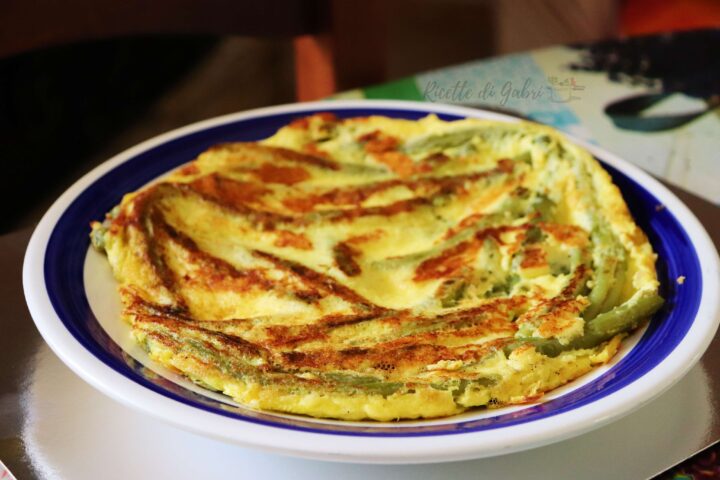 ricetta frittata di fagiolini in padella salvacena veloce facile di gabri ricette svezzamento