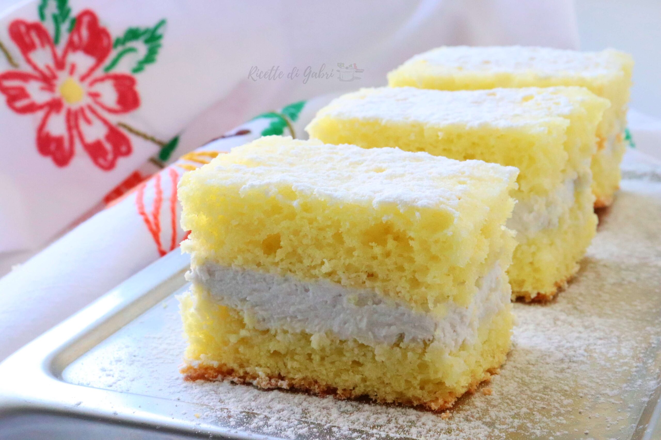 torta kinder paradiso senza lattosio pan di spagna in padella dolci senza forno facile veloce gabri
