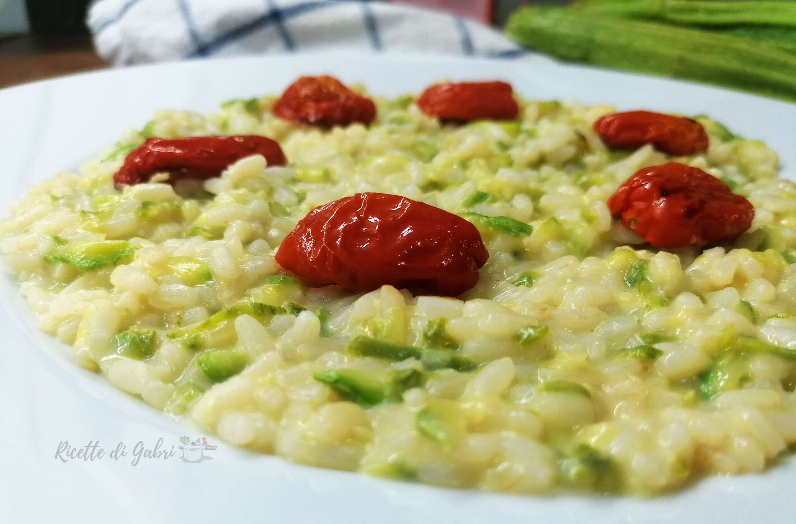 risotto zucchine mascarpone e gongonzola ricetta facile veloce gabri