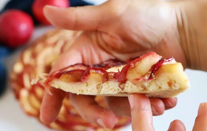 torta crostata di mele vegana dolce light alle mele ricetta di gabri rose di mele