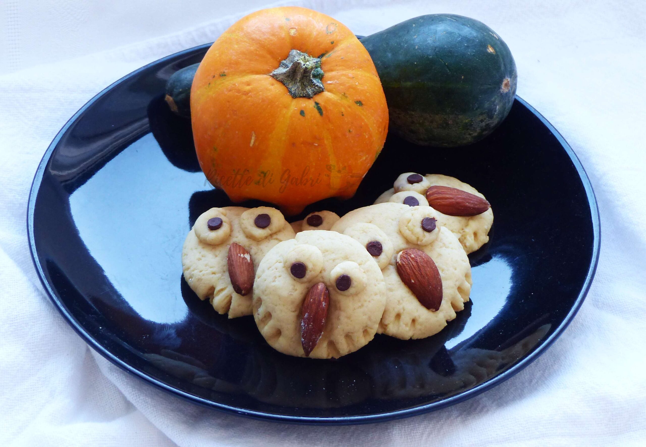 ricetta biscotti gufetti di pasta frolla gufo halloween gabri ricette bambini facili veloci