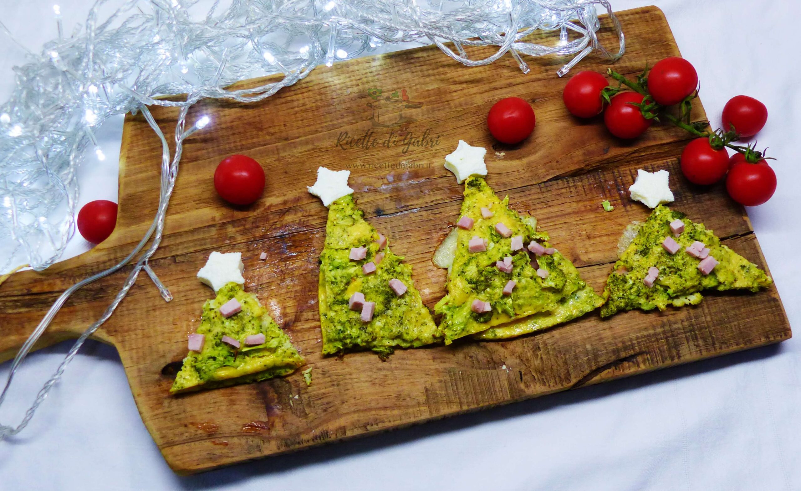 ricetta frittata di broccoli al forno alberelli di frittata ricetta facile secondo vegetariano per natale
