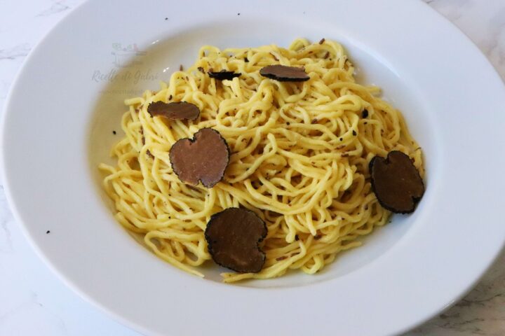 ricetta tagliolini al tartufo nero fatti in casa gabri burro e tartufo recipes
