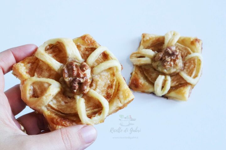 sfogliatine alle mele ricette dolci facili e veloci fatti in casa da gabri con pasta sfoglia